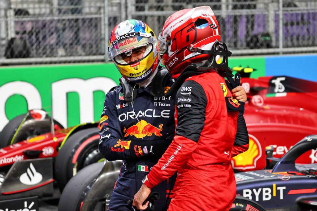 Sergio Perez e Charles Leclerc - F1 2022