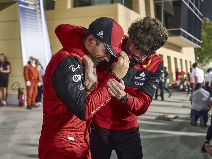 Leclerc e Binotto, Ferrari - Bahrain GP F1