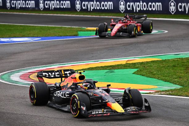 Sergio Perez e Charles Leclerc, Imola GP