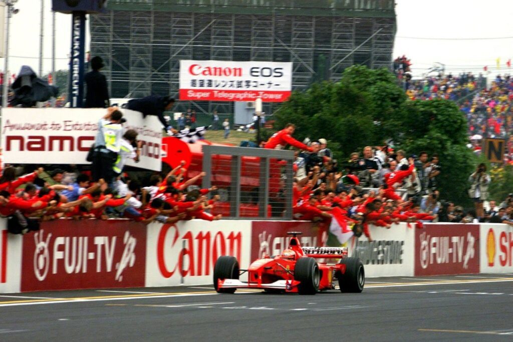 La F1-2000 trionfa a Suzuka