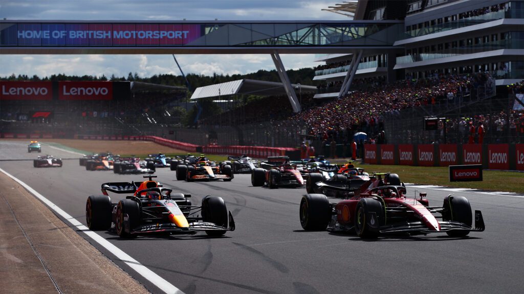 Max Verstappen, Red Bull - Carlos Sainz, Ferrari - Silverstone 2022, Formula 1