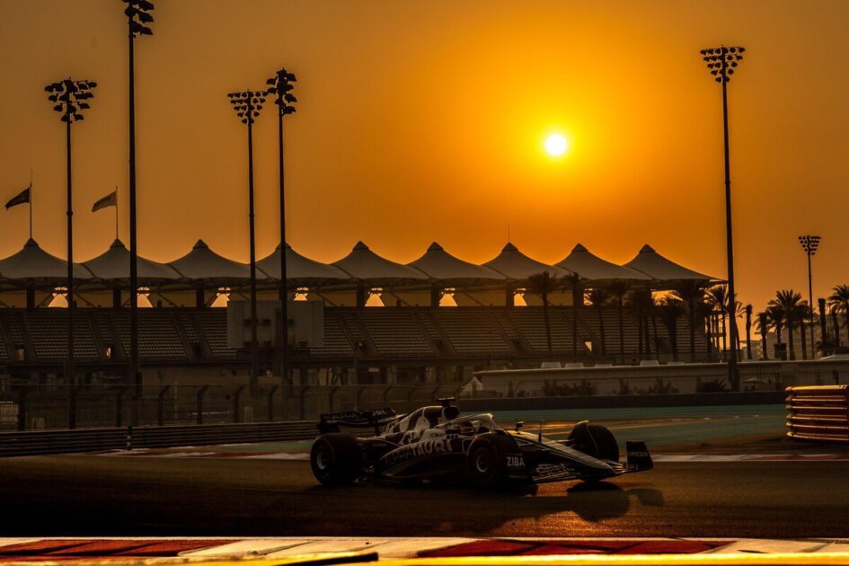 Nyck De Vries Abu Dhabi Test post stagionali F1