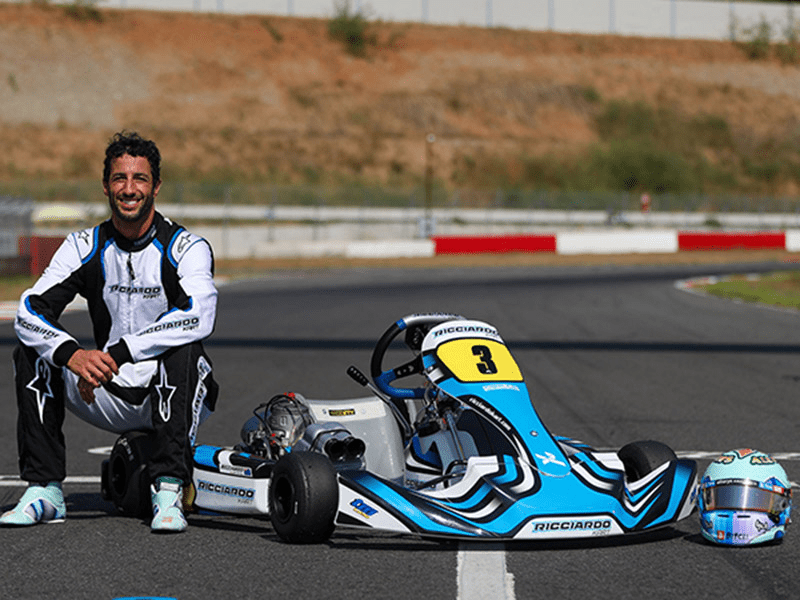 Daniel Ricciardo presenta il suo marchio Kart