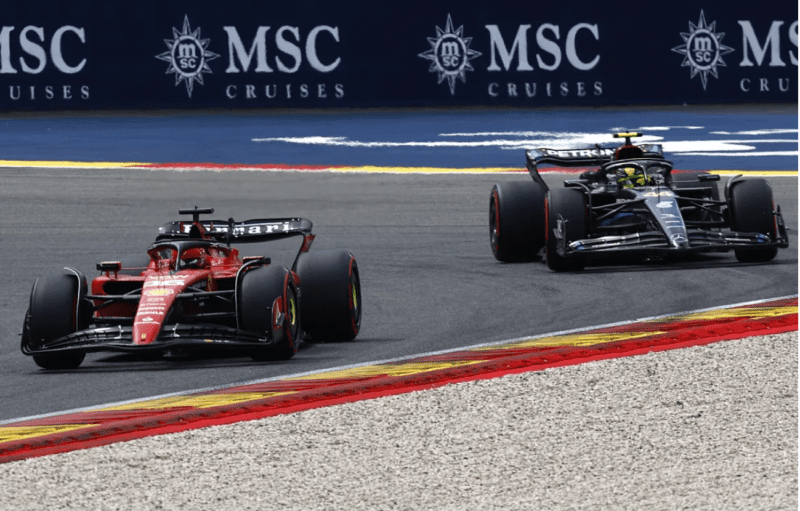 Mercedes e Ferrari, F1, 2023, fonte: Instagram